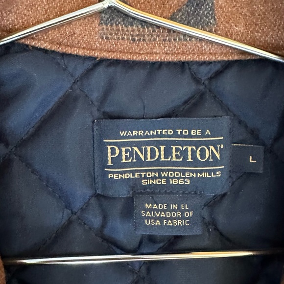 Pendleton CPO Jaquard Desert Dawn Quilted Mens Shirt jacket Large BNWOT - Picture 6 of 6